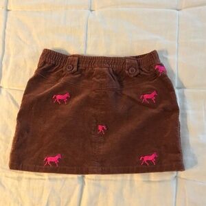 Lilly Pulitzer Corduroy Skirt - horses